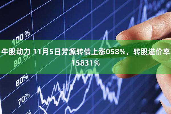 牛股动力 11月5日芳源转债上涨058%，转股溢价率15831%